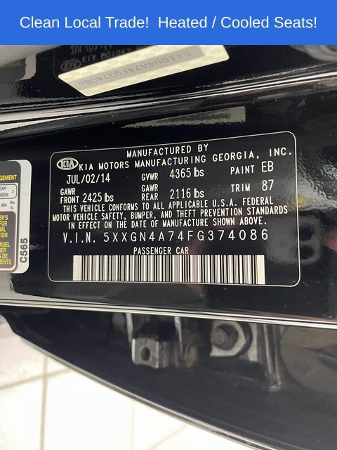 Used 2015 Kia Optima EX w/ EX Premium Package FWD image 27