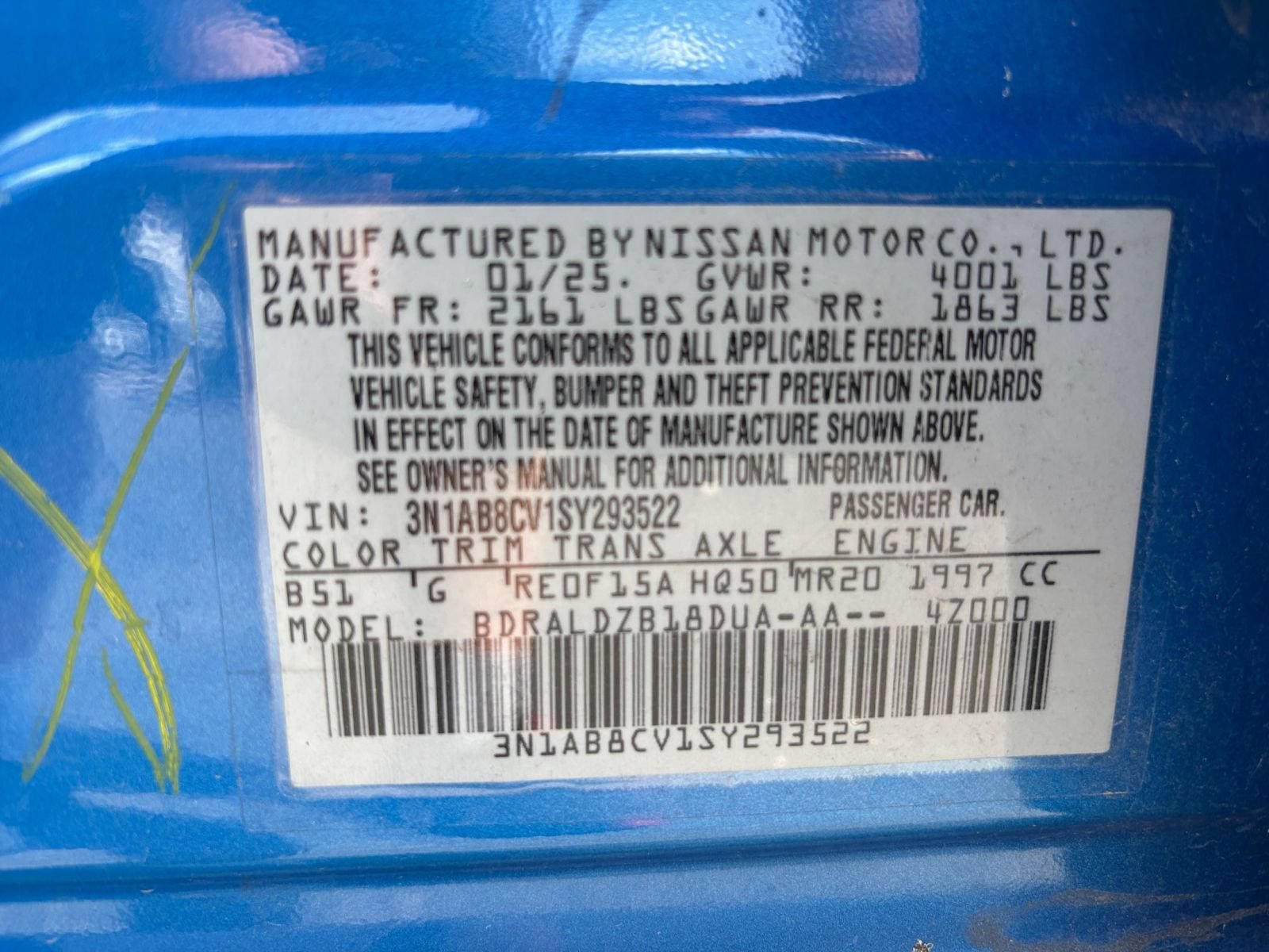 Used 2025 Nissan Sentra SV FWD image 27
