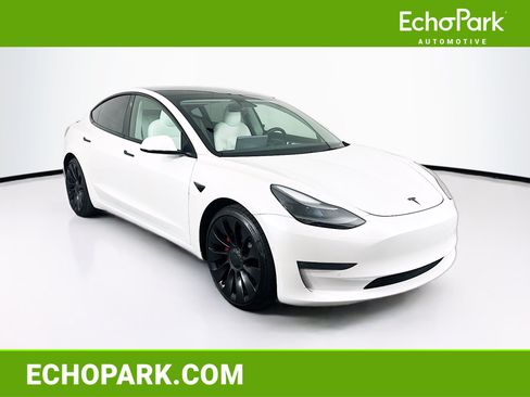 Used 2022 Tesla Model 3 Performance AWD/4WD image 1