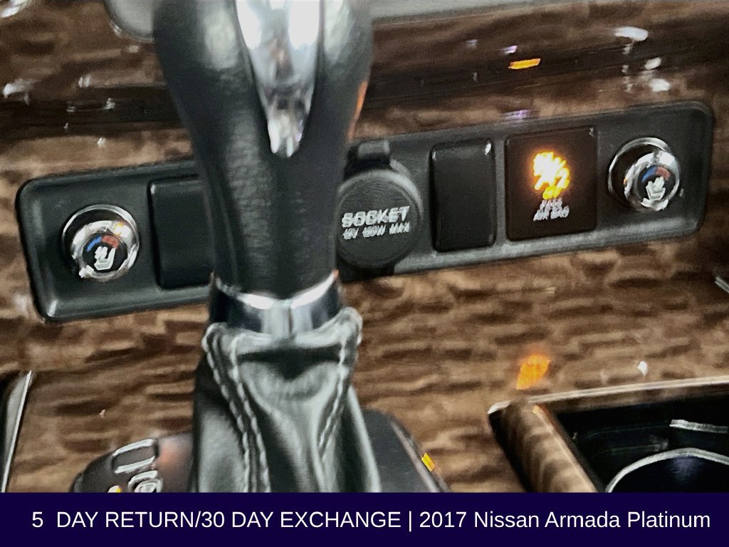 Used 2017 Nissan Armada Platinum w/ Interior Lighting Package AWD/4WD image 28