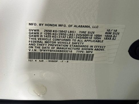 Used 2019 Honda Pilot EX-L image 39