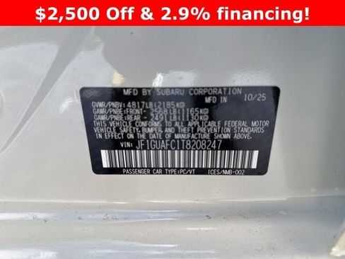 New 2026 Subaru Impreza 2.0i Sport AWD/4WD image 30