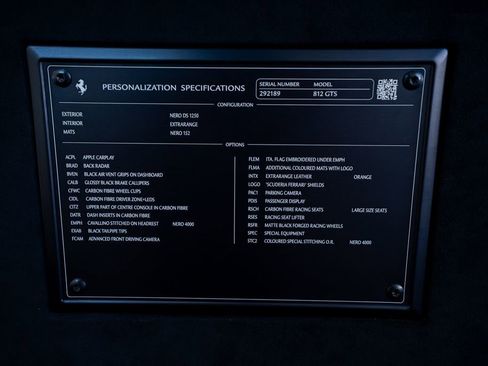 Used 2023 Ferrari 812 GTS RWD image 49