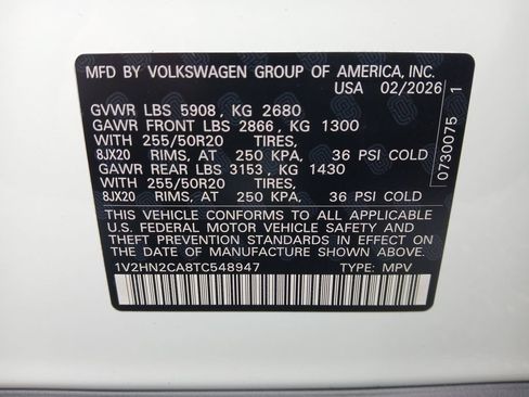 New 2026 Volkswagen Atlas SE AWD/4WD image 28