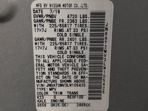 Used 2020 Nissan Rogue S image 33