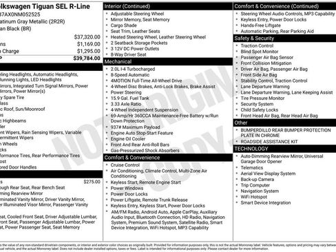 Used 2022 Volkswagen Tiguan SEL R-Line image 6