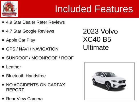 Used 2023 Volvo XC40 B5 Ultimate w/ Protection Package Premier AWD/4WD image 4