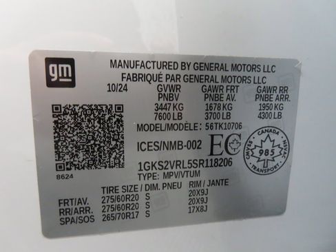 Used 2025 GMC Yukon AT4 Ultimate image 61