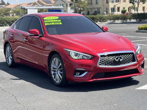 Used 2021 INFINITI Q50 Luxe w/ Cargo Package RWD image 1