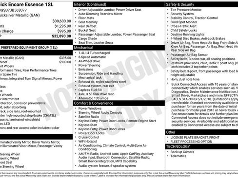 Used 2018 Buick Encore Essence image 14