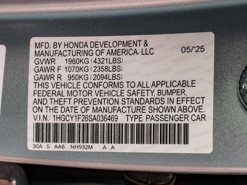 Used 2025 Honda Accord LX image 56
