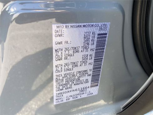 New 2026 Nissan Frontier PRO-4X w/ Pro-4x Convenience Package AWD/4WD image 35