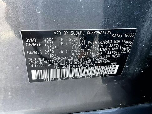 Used 2023 Subaru Outback Touring image 34