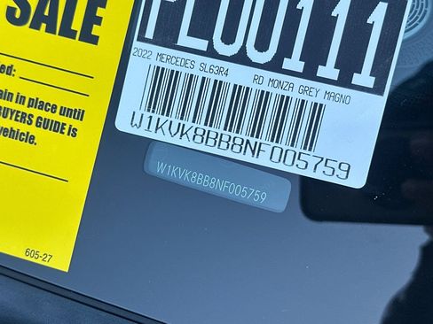 Used 2022 Mercedes-Benz SL 63 AMG 4MATIC image 18