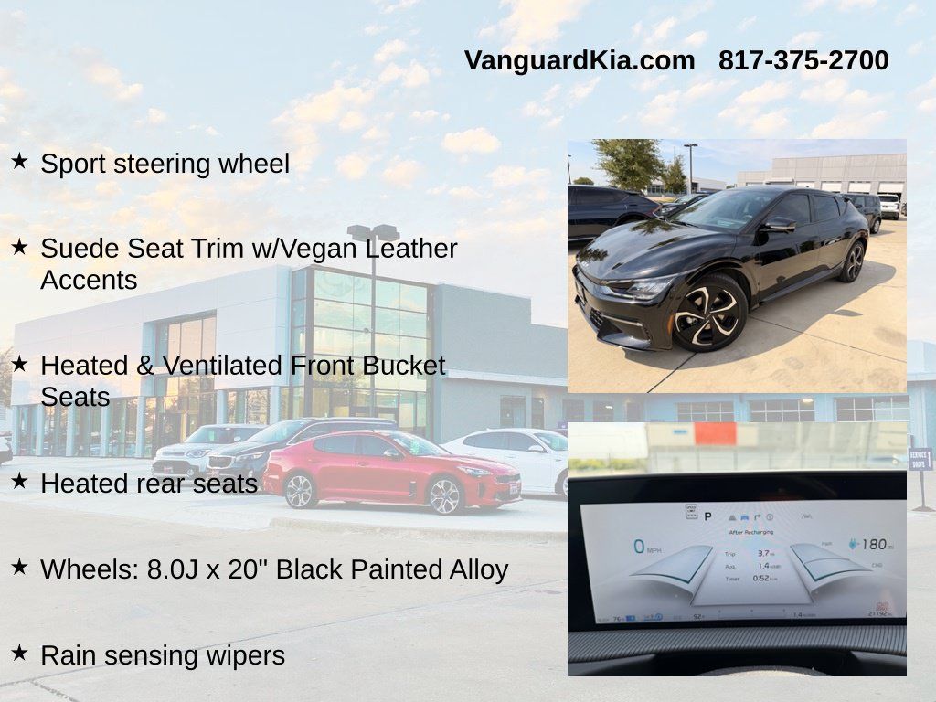 Certified 2023 Kia EV6 GT-Line w/ GT-Line Suede Seat Package AWD/4WD image 17
