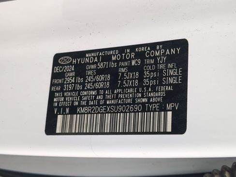 Certified 2025 Hyundai Palisade SEL AWD/4WD image 33