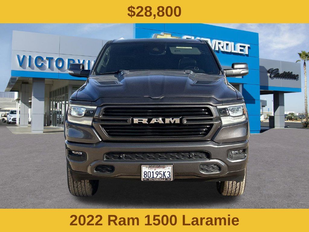 Used 2022 RAM 1500 Laramie w/ Sport Appearance Package AWD/4WD image 2