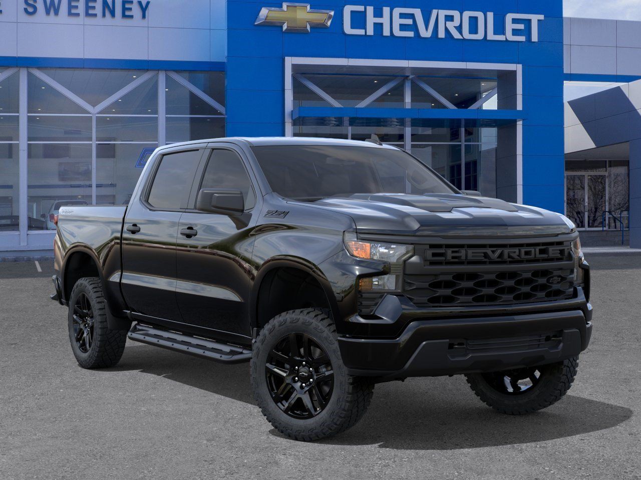 Used 2023 Chevrolet Silverado 1500 Custom Trail Boss w/ Midnight Edition AWD/4WD image 9
