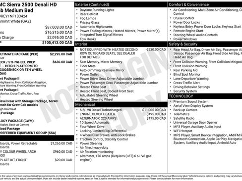 Used 2022 GMC Sierra 2500 Denali w/ Denali Ultimate Package AWD/4WD image 2