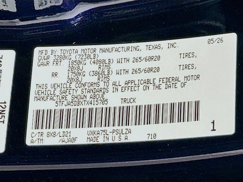 New 2026 Toyota Tundra Limited AWD/4WD image 29