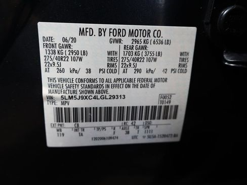 Used 2020 Lincoln Aviator Black Label w/ Dynamic Handling Package AWD/4WD image 74