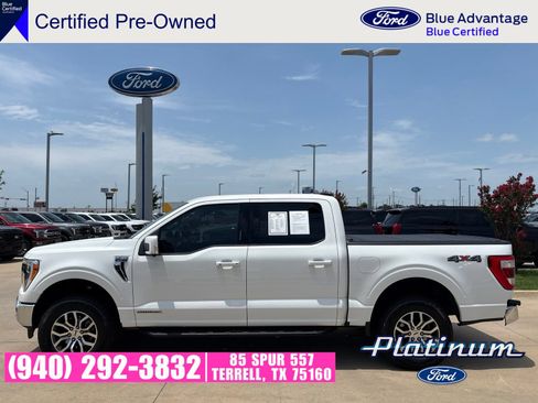 Certified 2022 Ford F150 Lariat w/ Equipment Group 501A Mid AWD/4WD image 2