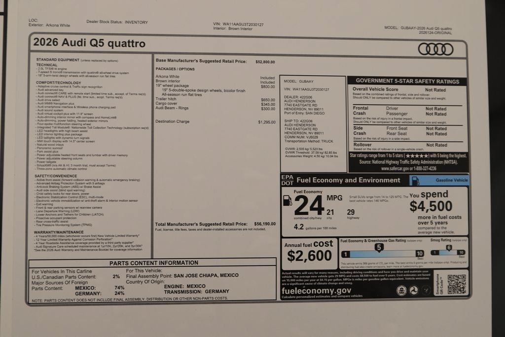New 2026 Audi Q5 Premium AWD/4WD image 40