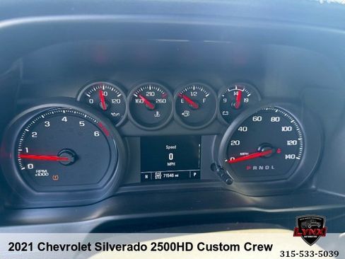 Used 2021 Chevrolet Silverado 2500 Custom w/ Custom Value Package AWD/4WD image 24