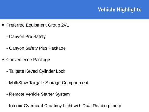New 2026 GMC Canyon Elevation w/ Convenience Package image 1