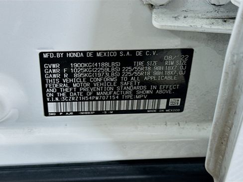 Certified 2023 Honda HR-V Sport image 34