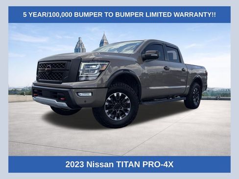 Used 2023 Nissan Titan PRO-4X w/ Pro-4x Convenience Package AWD/4WD image 1