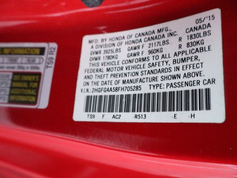 Used 2015 Honda Civic Si image 35
