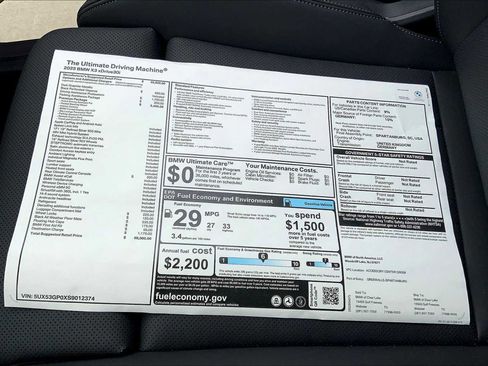 Used 2025 BMW X3 xDrive30i w/ Premium Package image 19