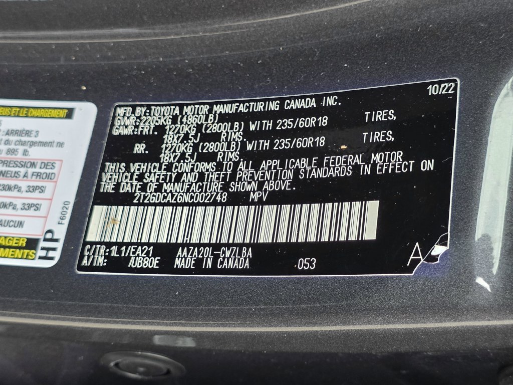 Certified 2022 Lexus NX 250 FWD image 12