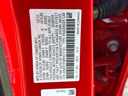 Certified 2023 Honda Civic Touring image 35