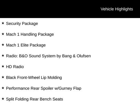 Used 2022 Ford Mustang Mach 1 w/ Mach 1 Handling Package RWD image 2