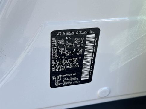 Used 2022 Nissan Armada Platinum w/ Captain's Chairs Package image 22