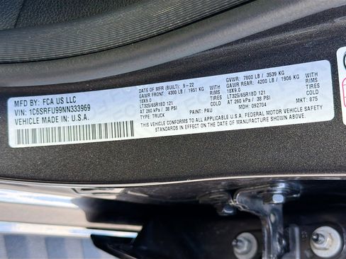 Used 2022 RAM 1500 TRX w/ TRX Level 2 Equipment Group image 44