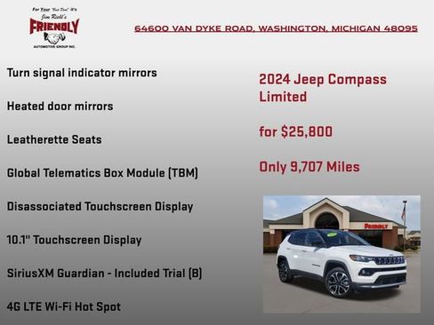 Used 2024 Jeep Compass Limited image 30