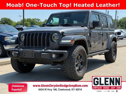 Used 2019 Jeep Wrangler Unlimited Sahara w/ Quick Order Package 24M Moab AWD/4WD image 1