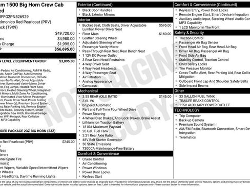 Used 2023 RAM 1500 Big Horn image 36