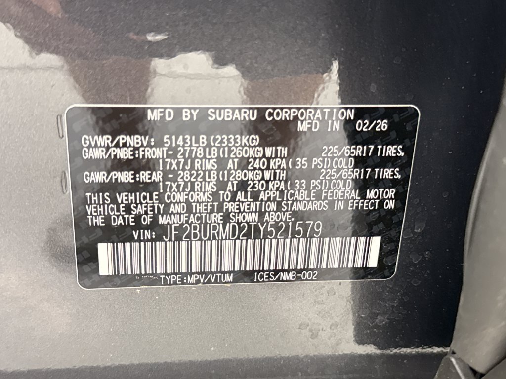 New 2026 Subaru Outback Wilderness AWD/4WD image 30