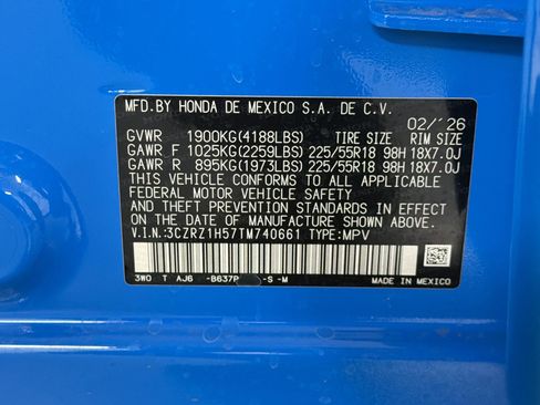 New 2026 Honda HR-V Sport image 19