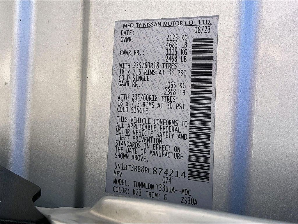 Certified 2023 Nissan Rogue SV AWD/4WD image 34