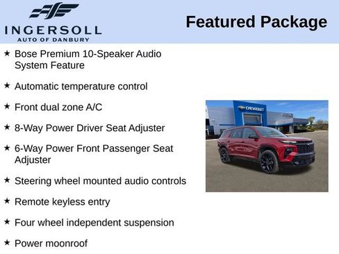 Used 2024 Chevrolet Traverse RS w/ LPO, Floor Liner Package image 8