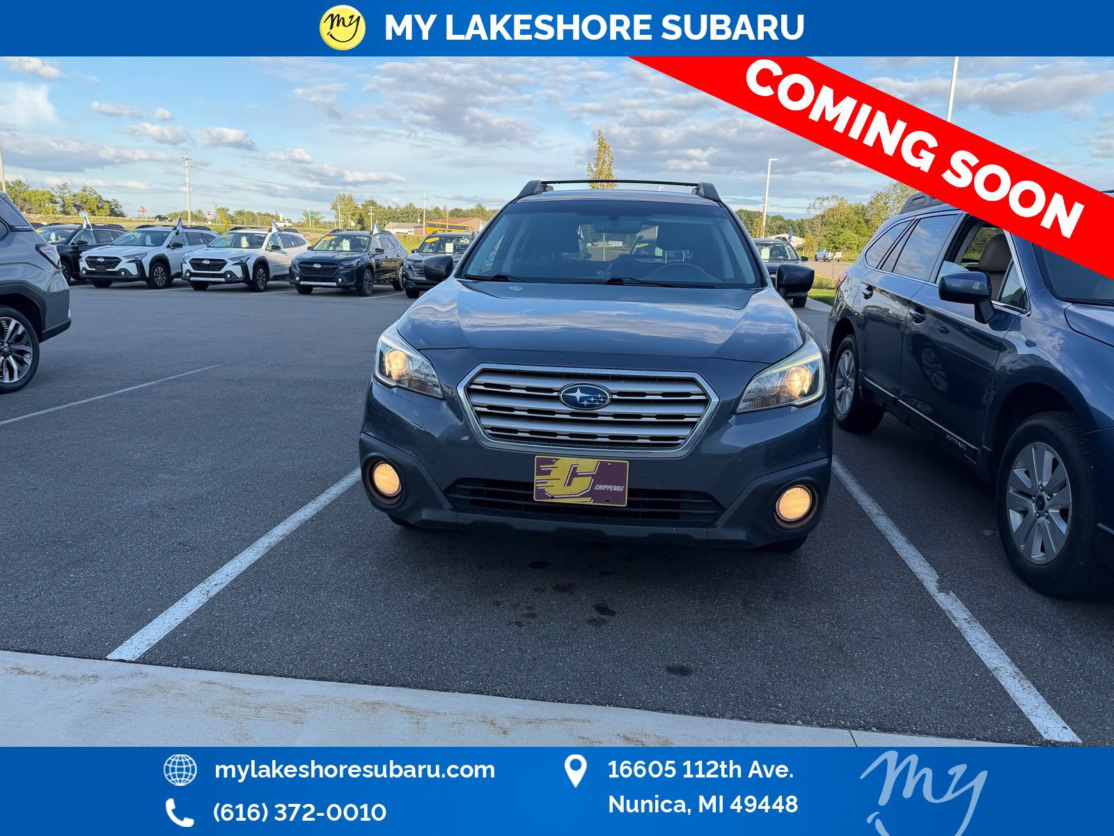 Used 2017 Subaru Outback 2.5i Premium w/ Popular Package #2 AWD/4WD image 2