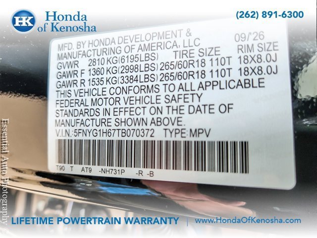 New 2026 Honda Pilot TrailSport image 19