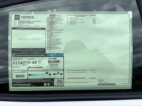 New 2026 Toyota Prius Plug-In Hybrid image 21