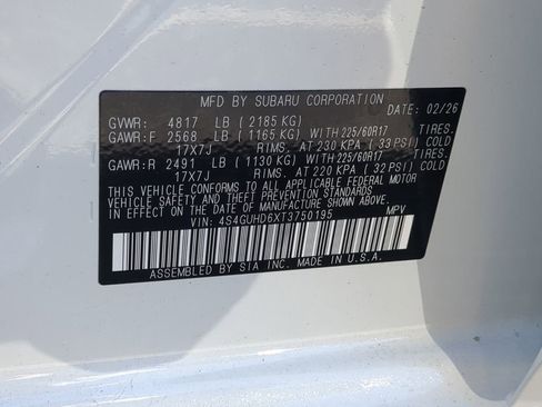 New 2026 Subaru Crosstrek 2.0i Premium AWD/4WD image 30