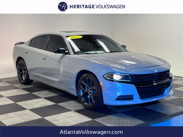 Used 2022 Dodge Charger SXT w/ Blacktop Package RWD image 1